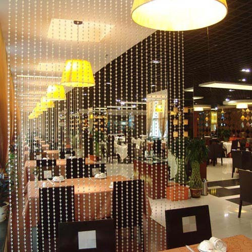 餐廳線簾隔斷效果圖