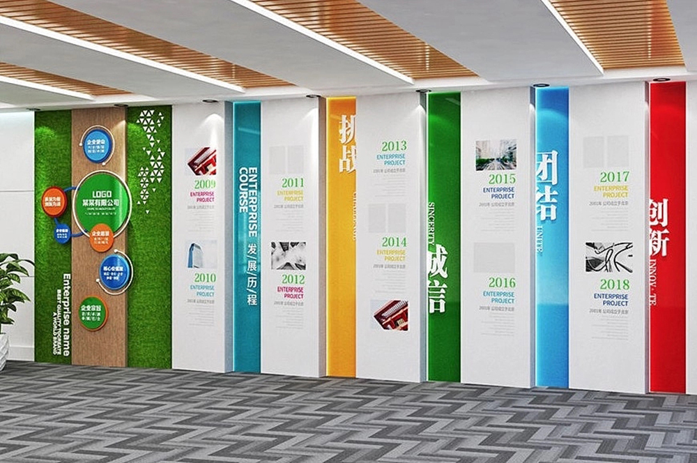 公司辦公室裝修為什么要高度重視企業(yè)文化墻...