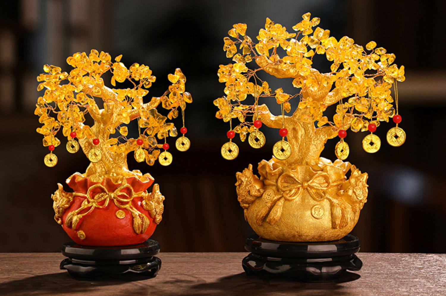 辦公室搖錢樹(shù)裝飾品